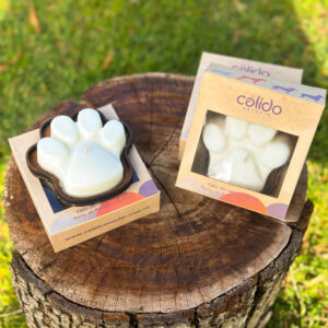 Paw print candle Cálido estudio